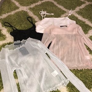 All 4 Brandy Melville tops included. all one size
